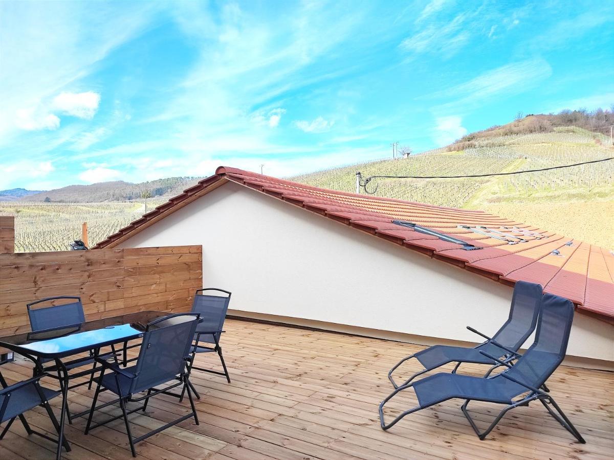 Vue Splendide Au Coeur Des Vignes Apartment Bergheim Luaran gambar