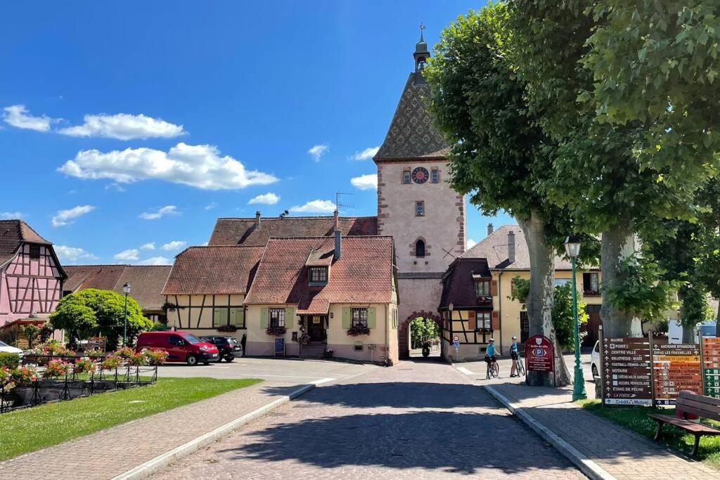 Vue Splendide Au Coeur Des Vignes Apartment Bergheim Luaran gambar